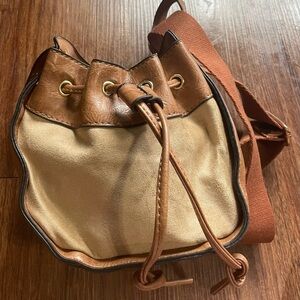 Elegant Tan and Brown Women's Bag